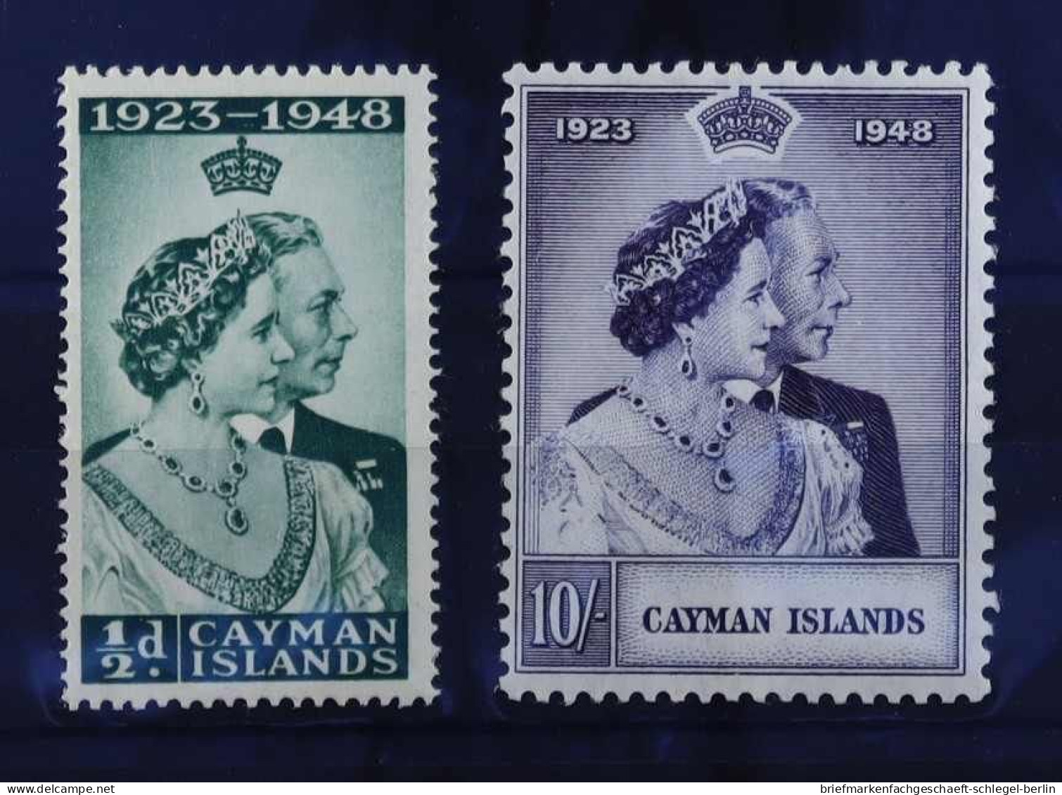 Kaiman-Inseln, 1948, 117 - 118, Postfrisch - Cayman (Isole)