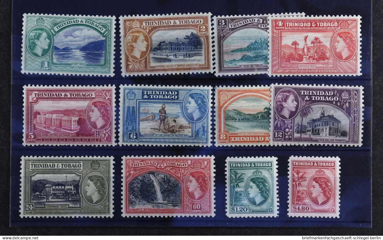 Trinidad & Tobago, 1953, 155 - 66, Postfrisch - Trinidad & Tobago (1962-...)