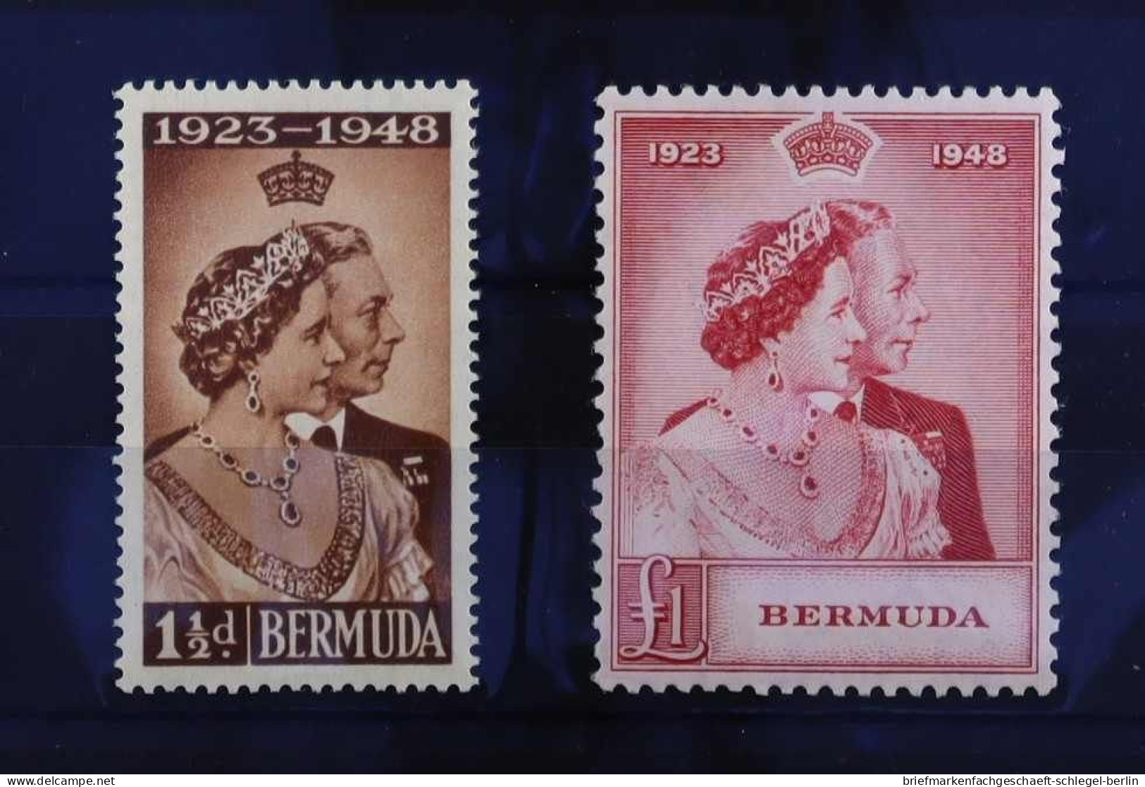 Bermuda, 1948, 120 -121, Postfrisch - Bermudes