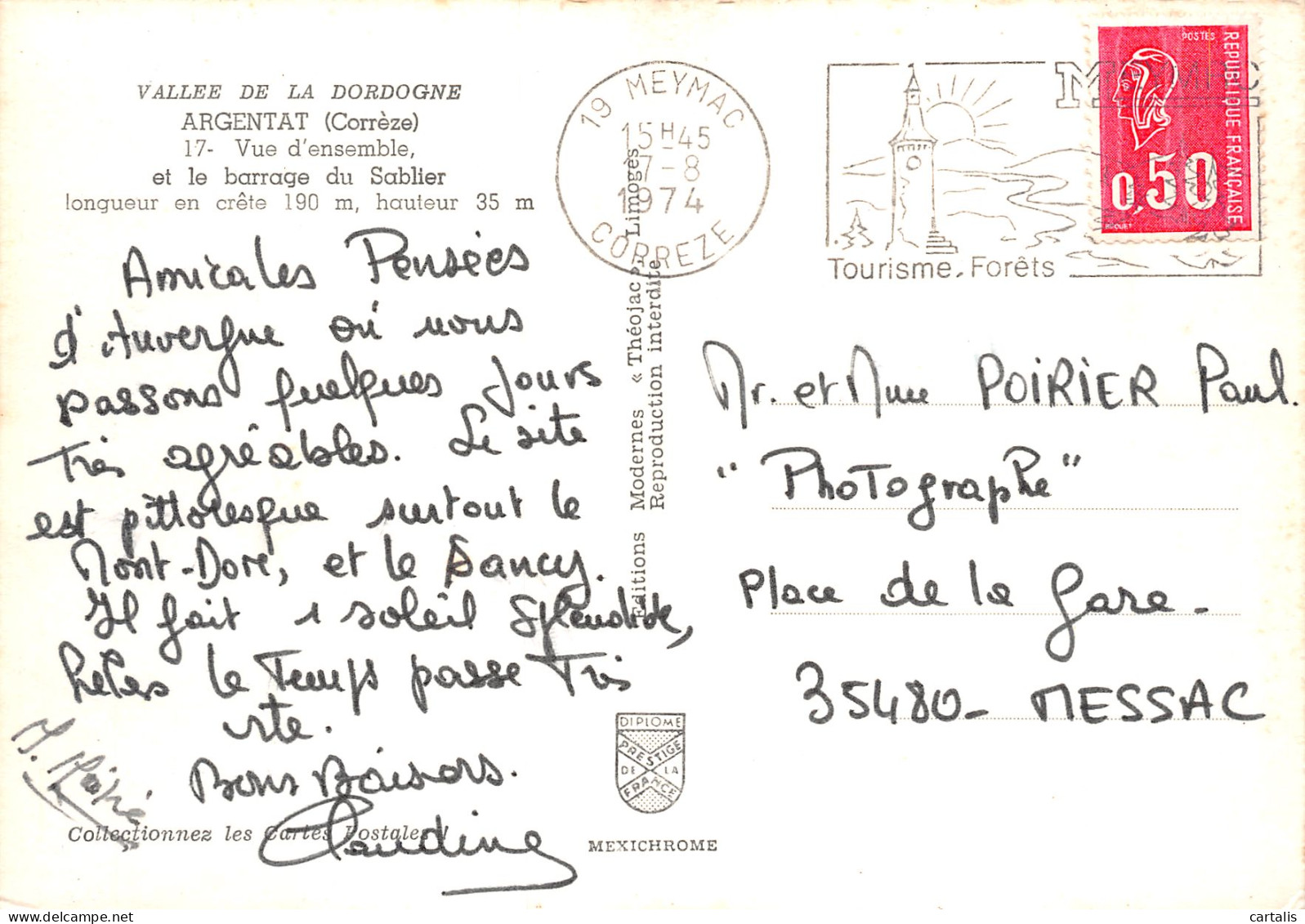 19-ARGENTAT-N°4154-C/0271 - Argentat