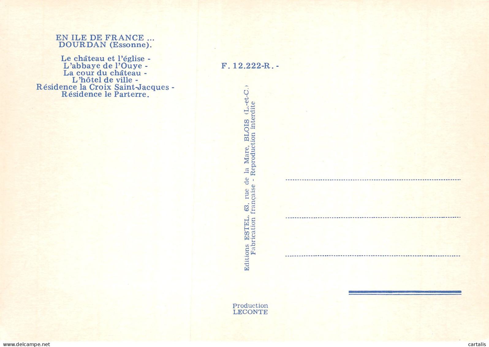 91-DOURDAN-N°4154-B/0247 - Dourdan