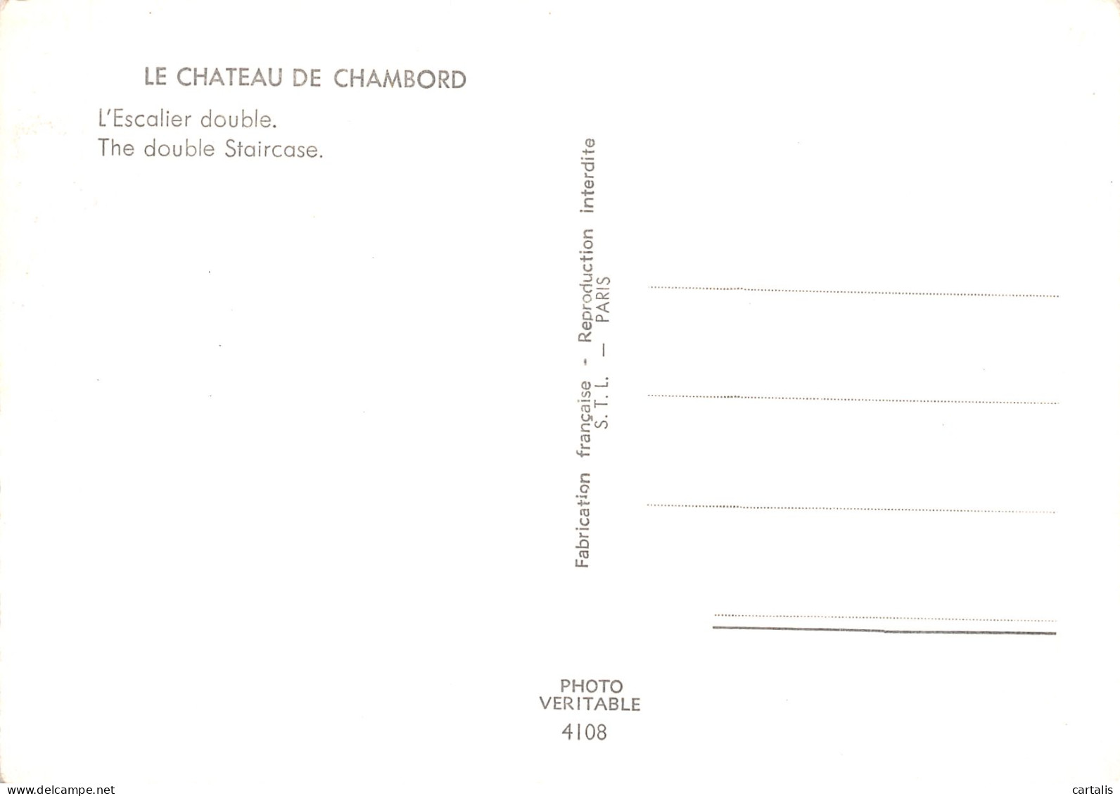 41-CHAMBORD-N°4154-B/0107 - Chambord