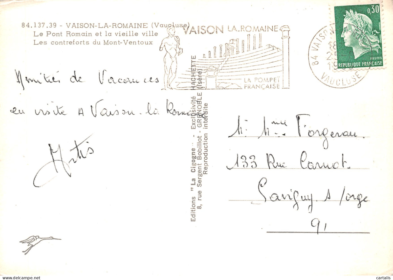 84-VAISON LA ROMAINE-N°4154-A/0281 - Vaison La Romaine