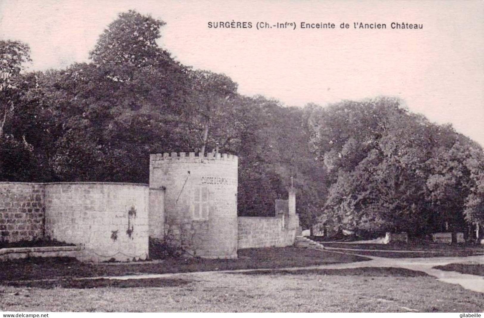 17 - Charente Maritime -  SURGERES - Enceinte De L Ancien Chateau - Surgères