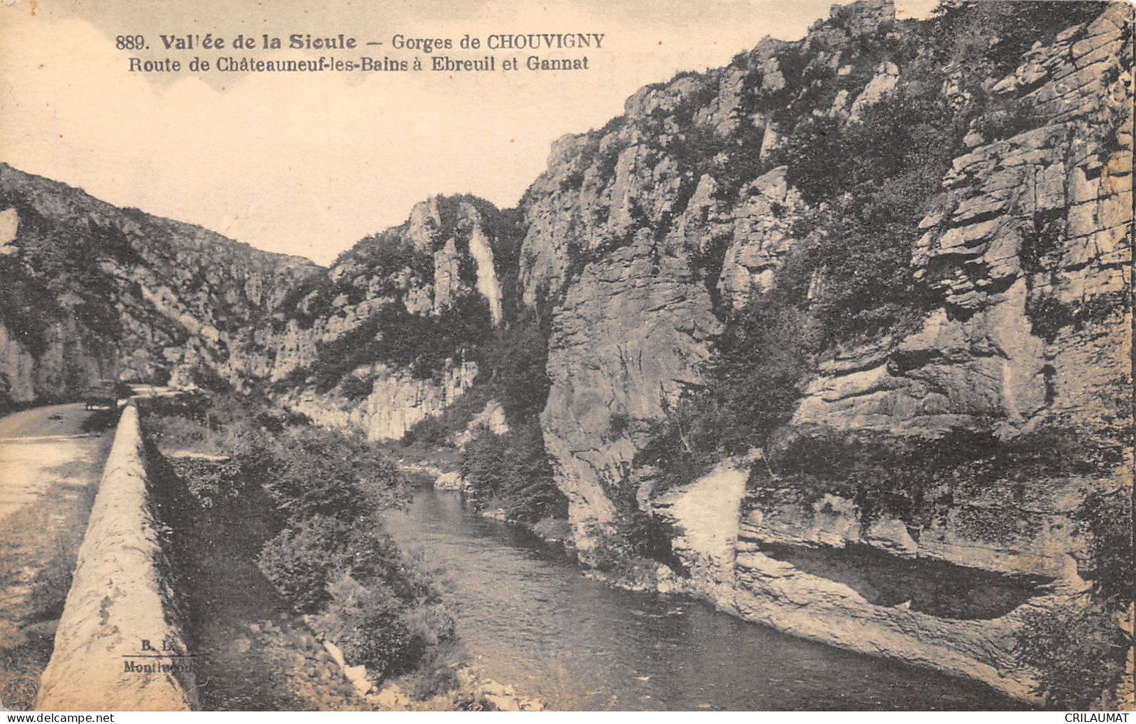 03-EBREUIL-ROUTE DE CHATEAUNEUF -N T6017-C/0269 - Other & Unclassified