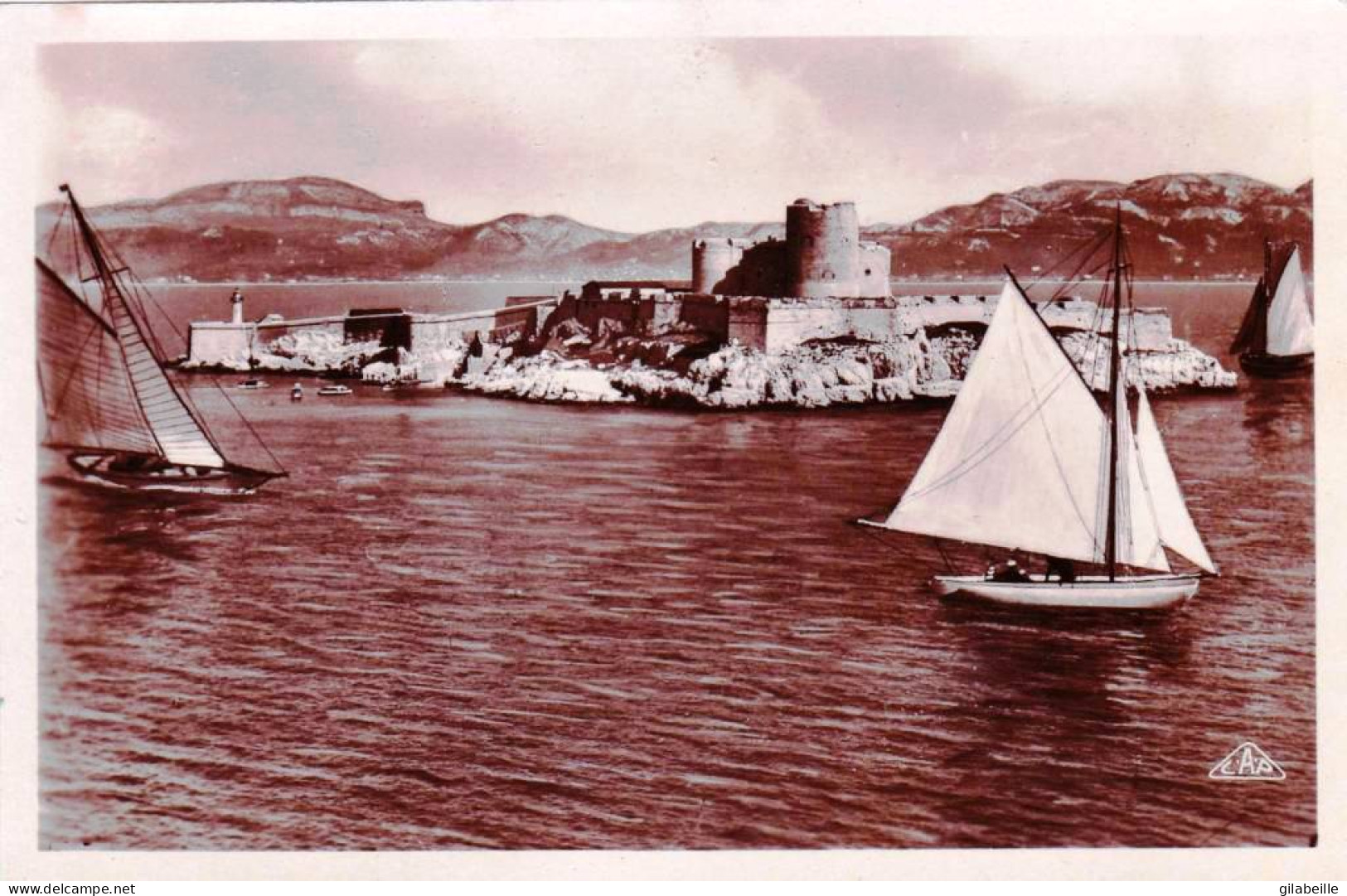 13 -  MARSEILLE -  Le Chateau D If - Festung (Château D'If), Frioul, Inseln...