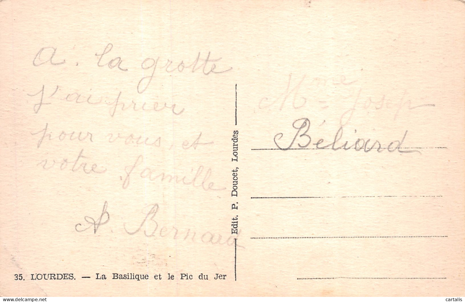 65-LOURDES-N°4154-E/0187 - Lourdes