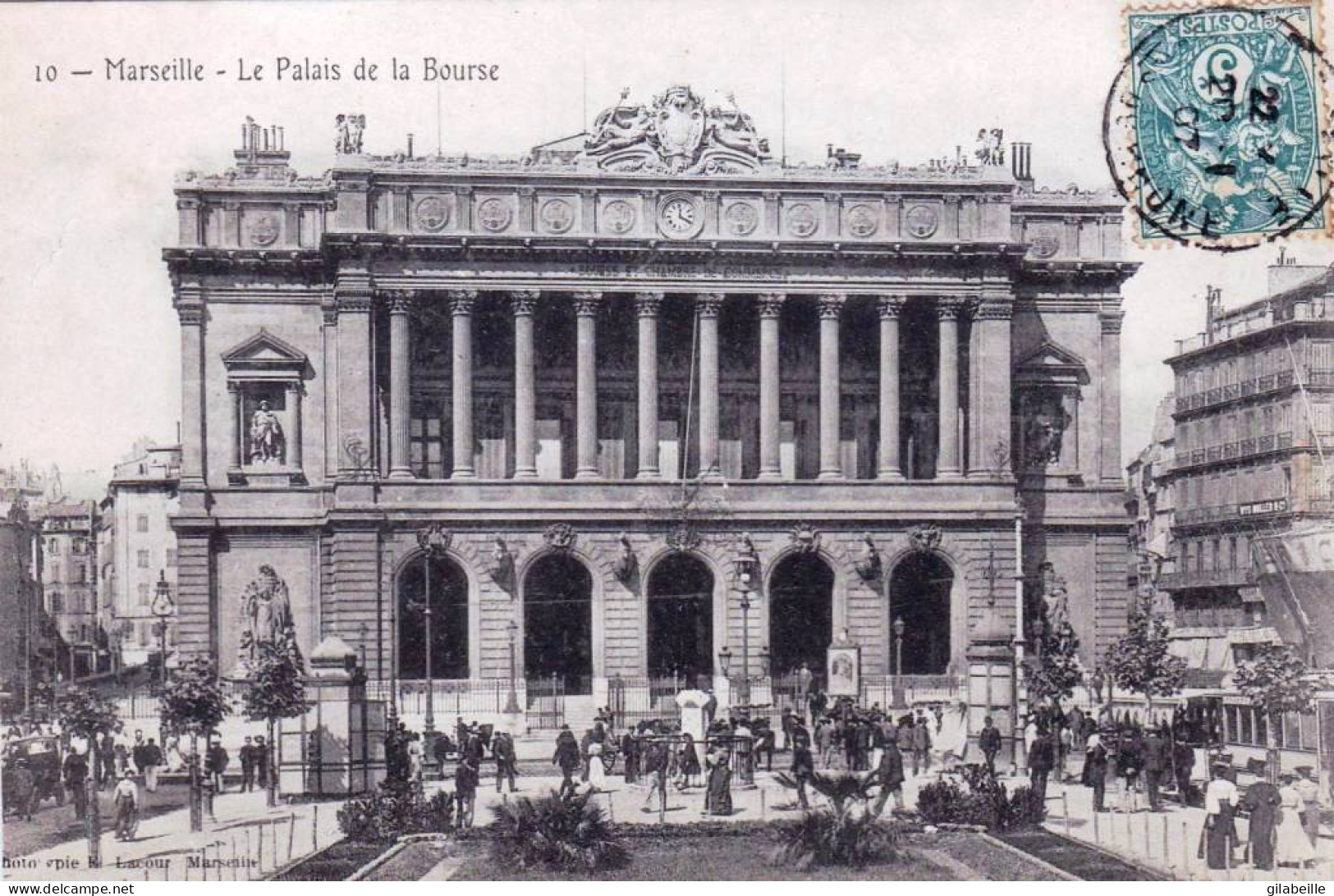 13 - MARSEILLE -  Le Palais De La Bourse - Canebière, Centro