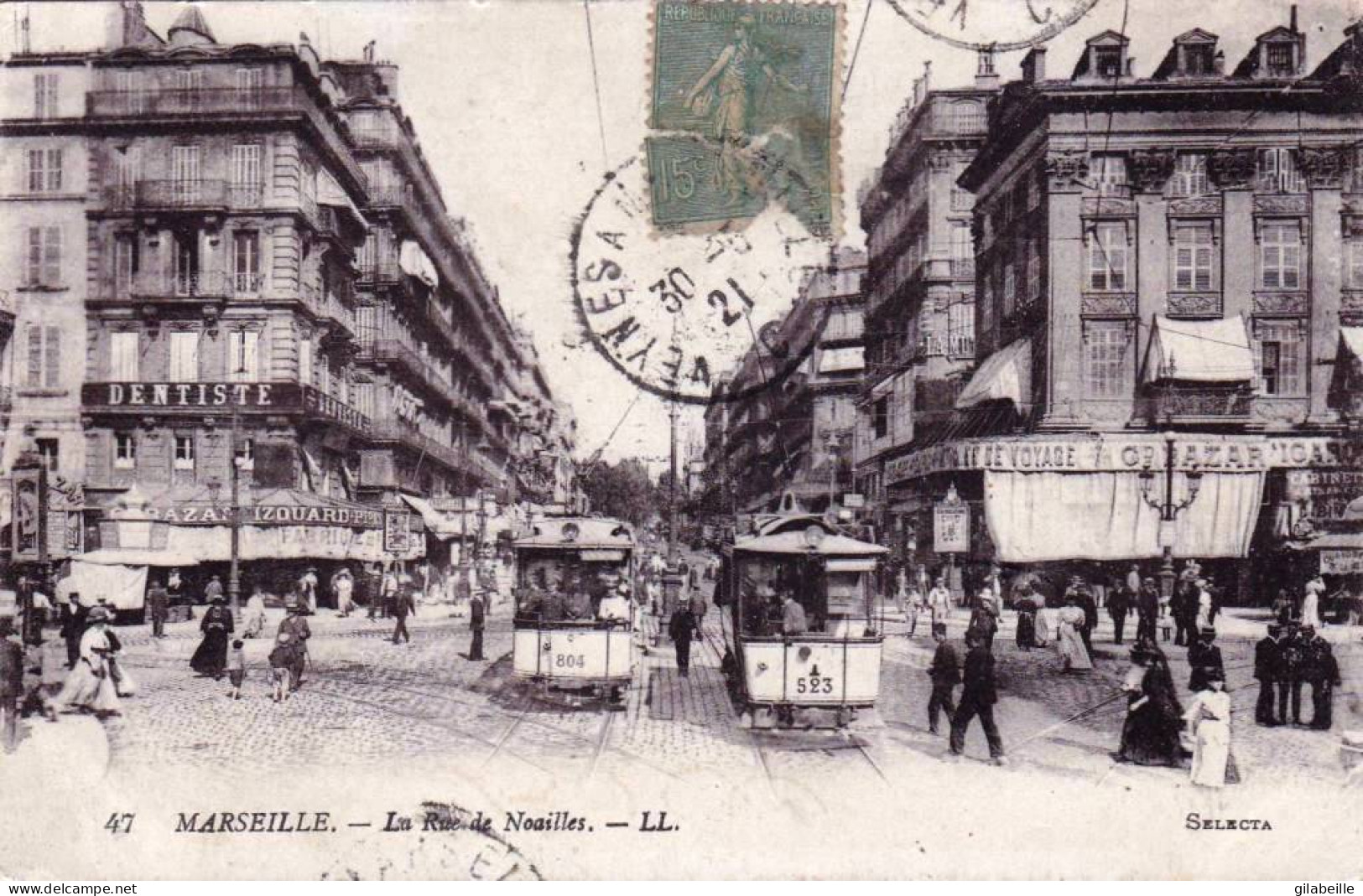 13 - MARSEILLE -  La Rue De Noailles - Canebière, Centro