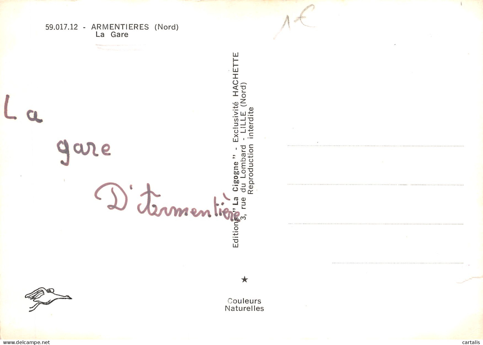 59-ARMENTIERES-N°4154-D/0297 - Armentieres