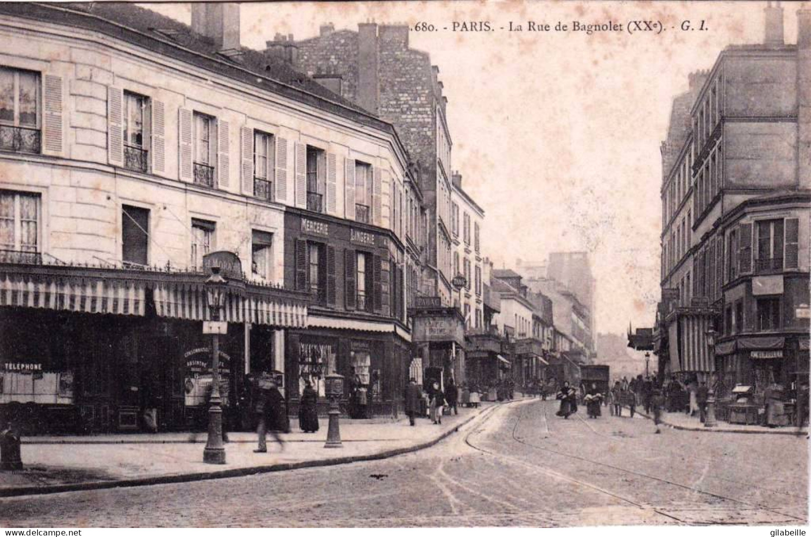 75 - PARIS 20 -  La Rue De Bagnolet - Paris (20)