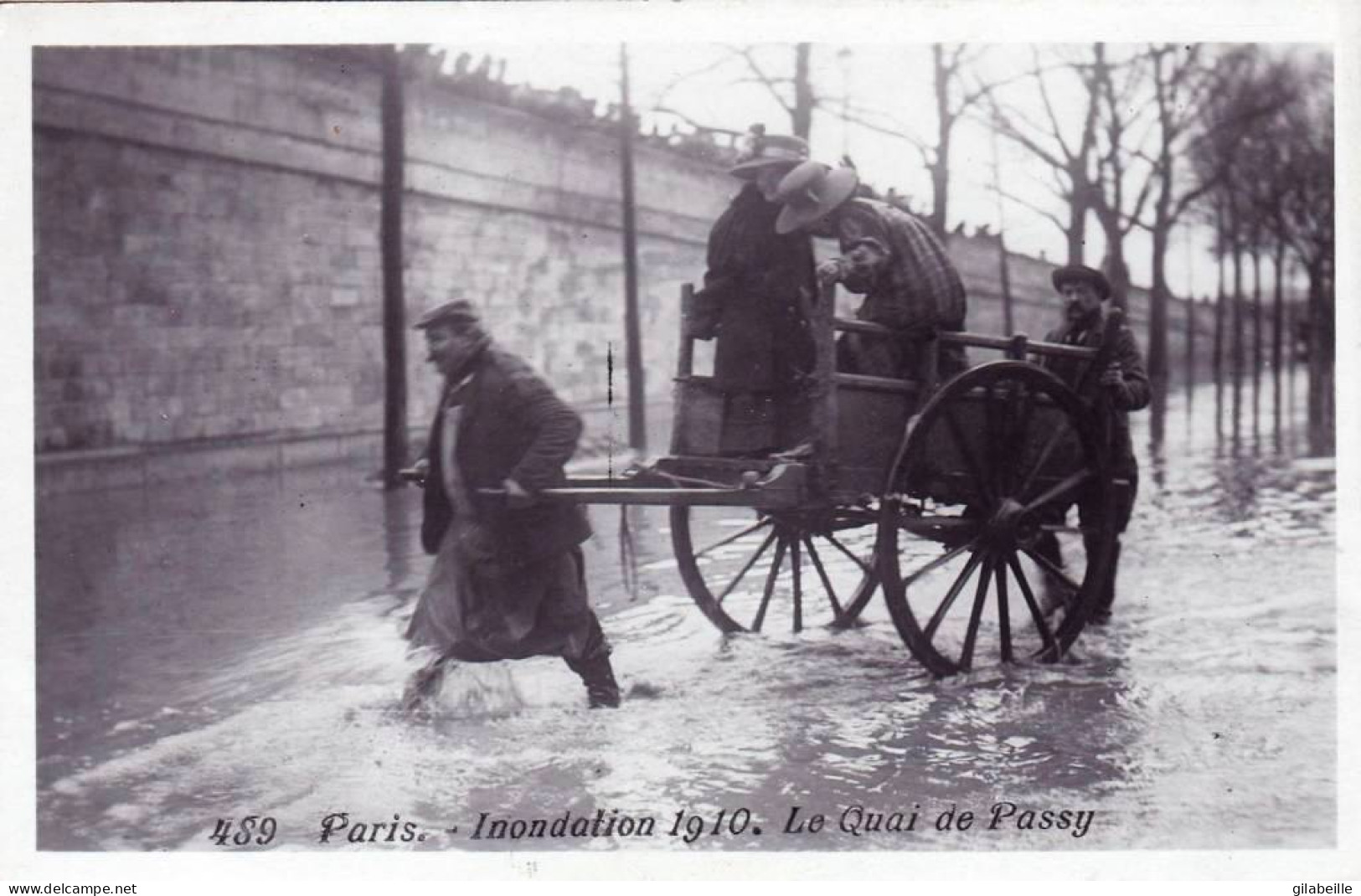 75 -  PARIS  16 -  Inondation - Le Quai De Passy - Paris (16)