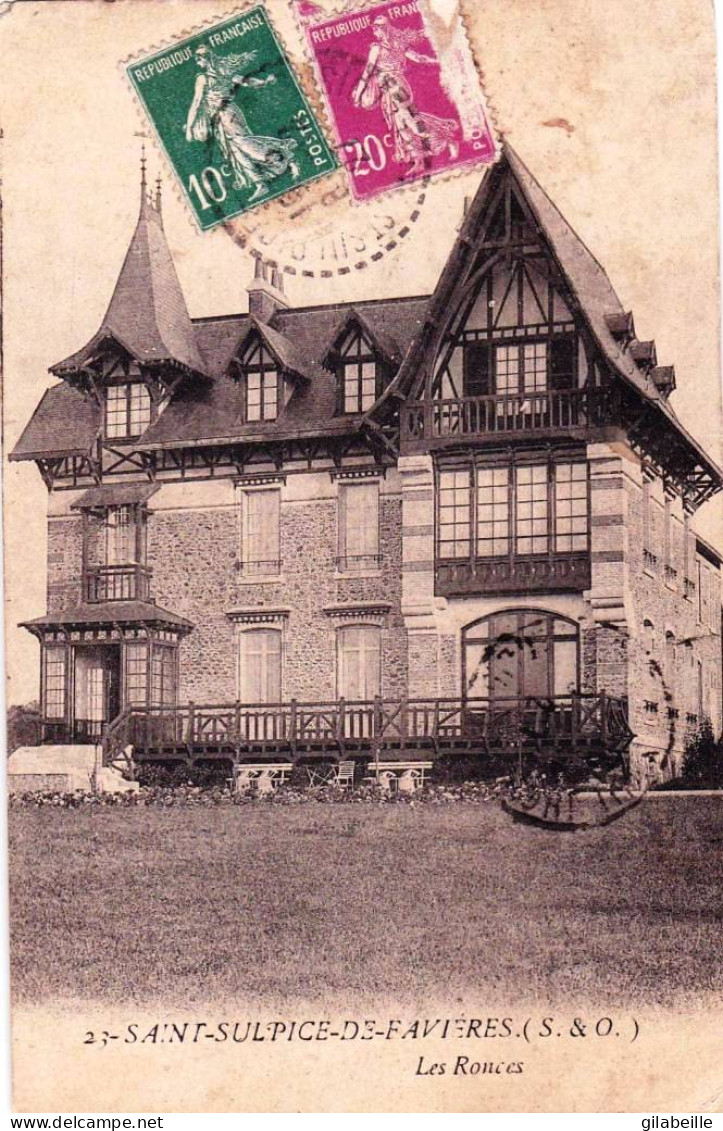 91 - Essonne -  SAINT SULPICE De FAVIERES - Villa  Les Ronces - Saint Sulpice De Favieres