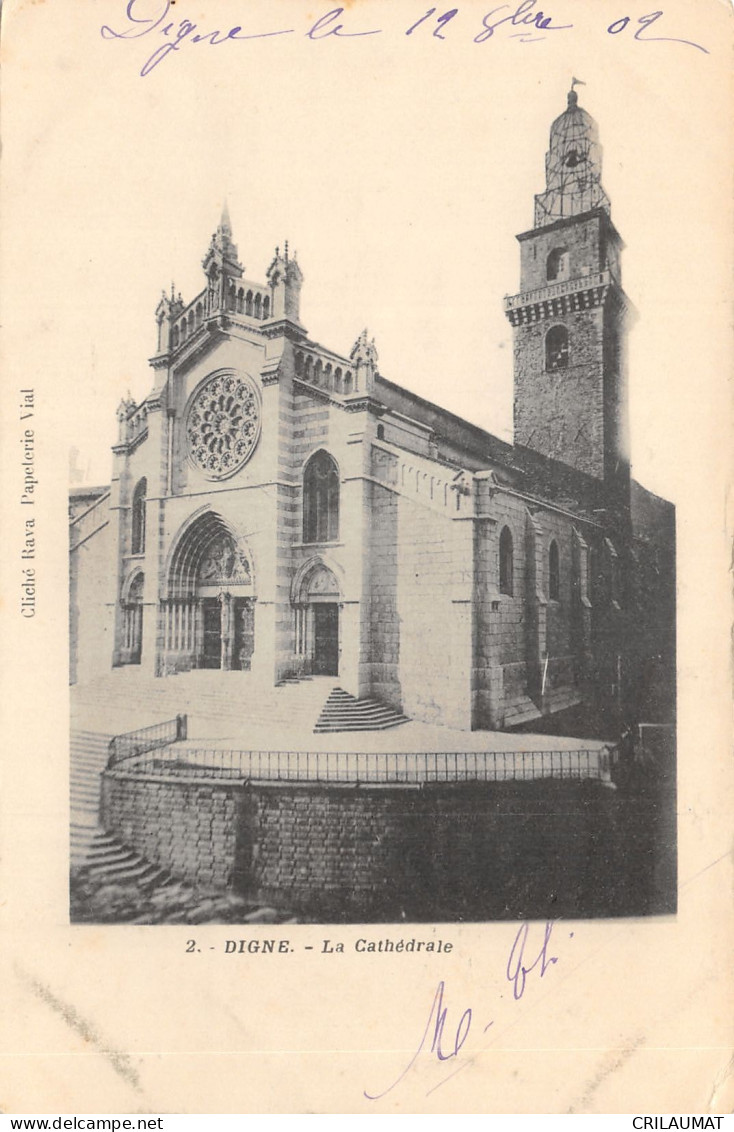 04-DIGNE LES BAINS-LA CATHEDRALE-N T6017-E/0385 - Digne