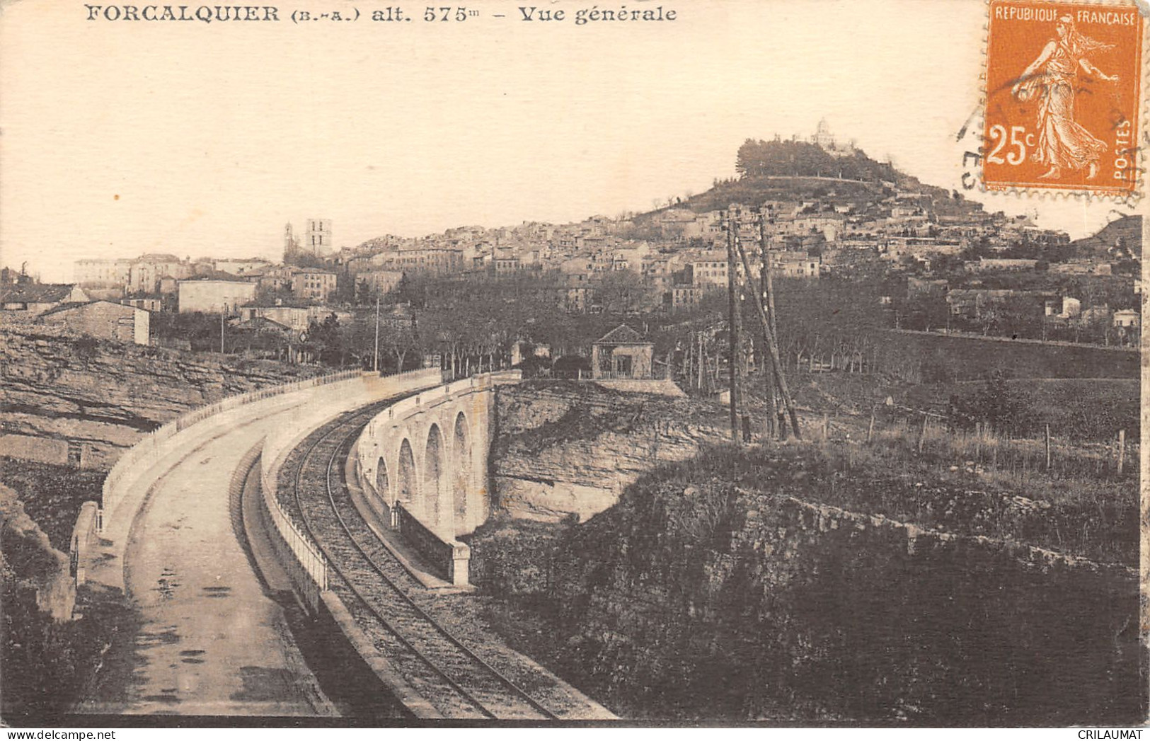 04-FORCALQUIER-VUE GENERALE-N T6017-E/0311 - Forcalquier