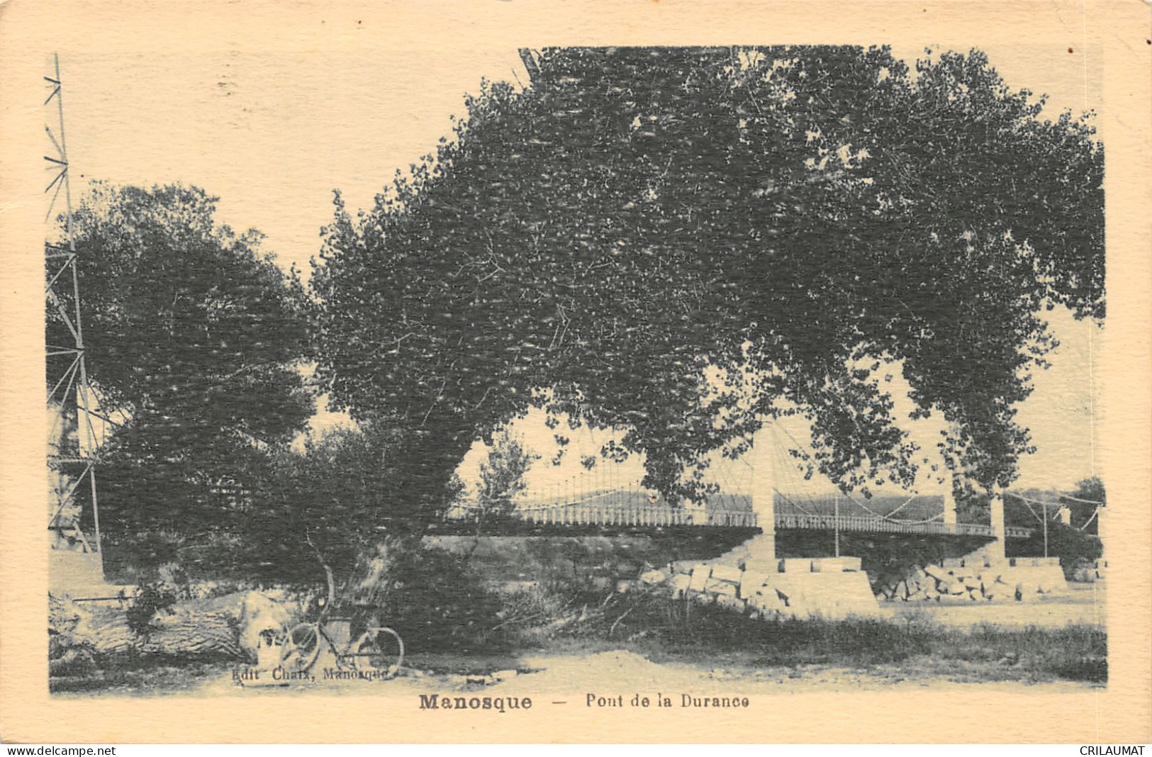 04-MANOSQUE-PONT DE LA DURANCE-N T6017-E/0253 - Manosque