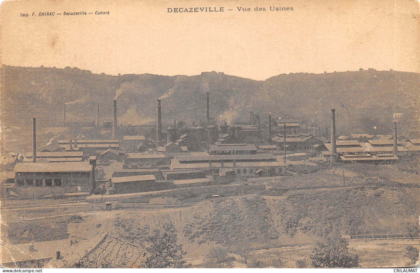 12-DECAZEVILLE-LES USINES-N T6018-A/0227 - Decazeville