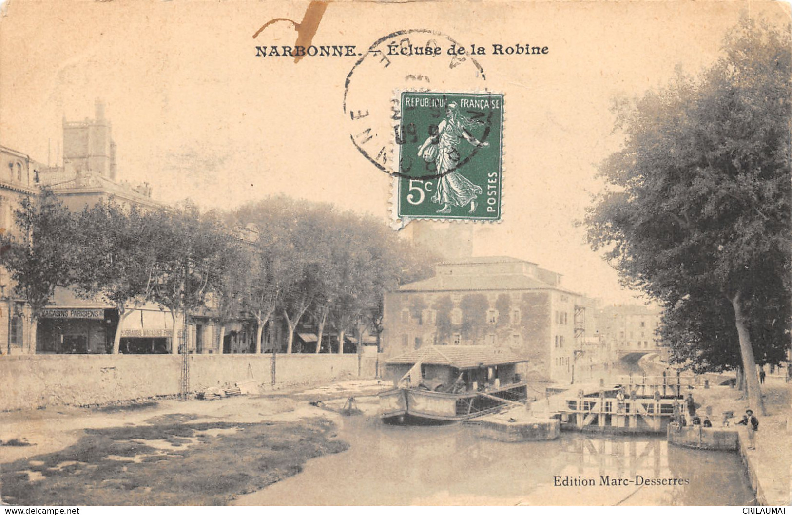 11-NARBONNE-ECLUSE DE LA ROBINE-N T6017-H/0367 - Narbonne