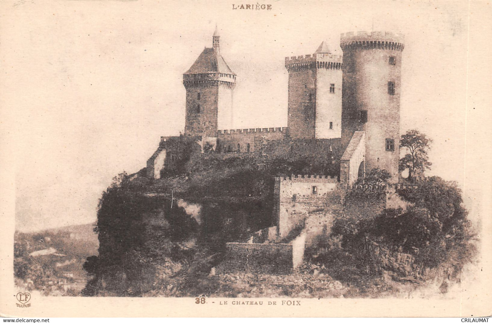 09-FOIX -LE CHÂTEAU-N T6017-H/0225 - Foix