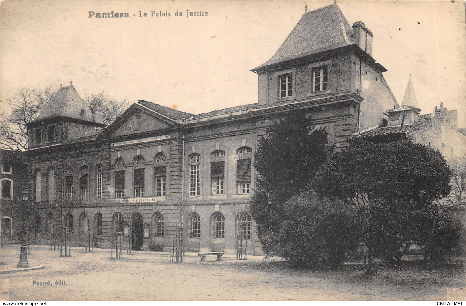 09-PAMIERS-PALAIS DE JUSTICE-N T6017-H/0087 - Pamiers