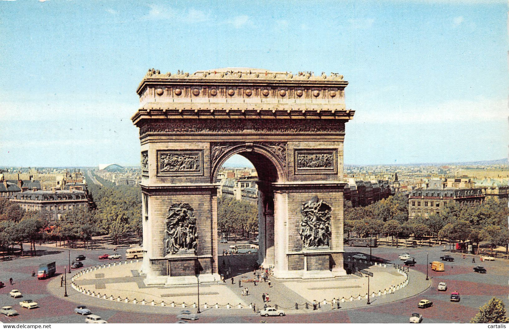 75-PARIS L ARC DE TRIOMPHE DE L ETOILE-N°4155-E/0285 - Arc De Triomphe