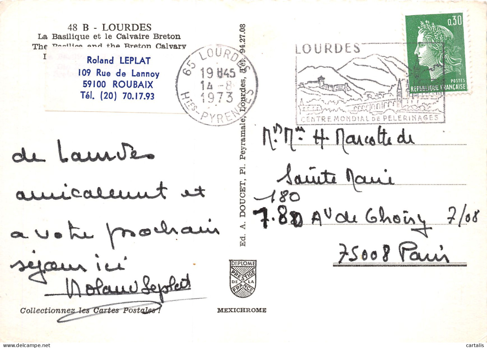 65-LOURDES-N°4155-D/0233 - Lourdes