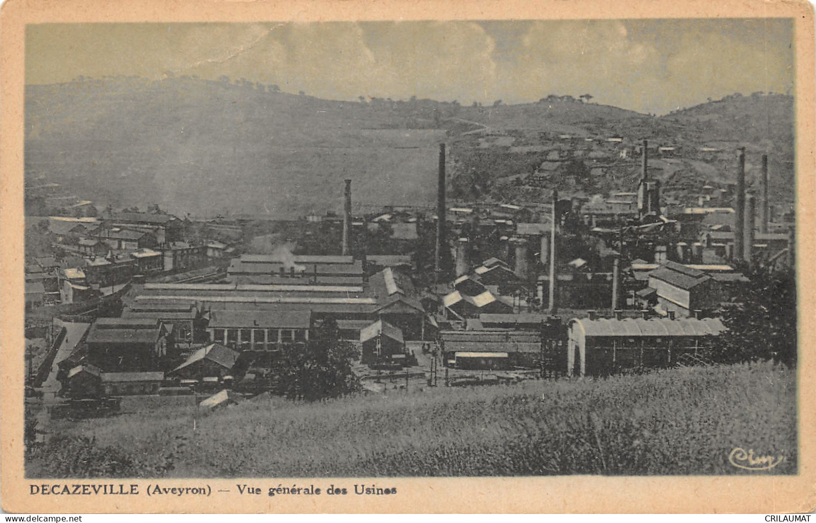 12-DECAZEVILLE-VUE GENRALE DES USINES-N T6018-C/0035 - Decazeville