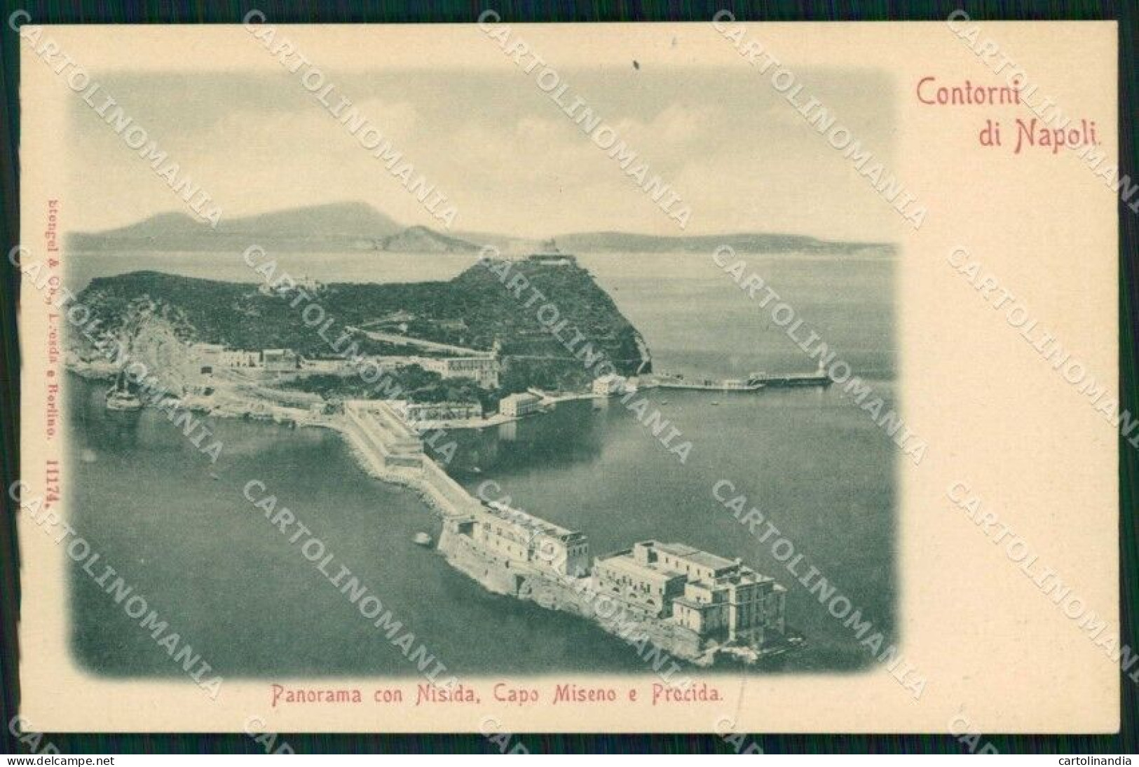 Napoli Nisida Capo Miseno Procida Stengel 11174 Cartolina RB9437 - Napoli (Naples)