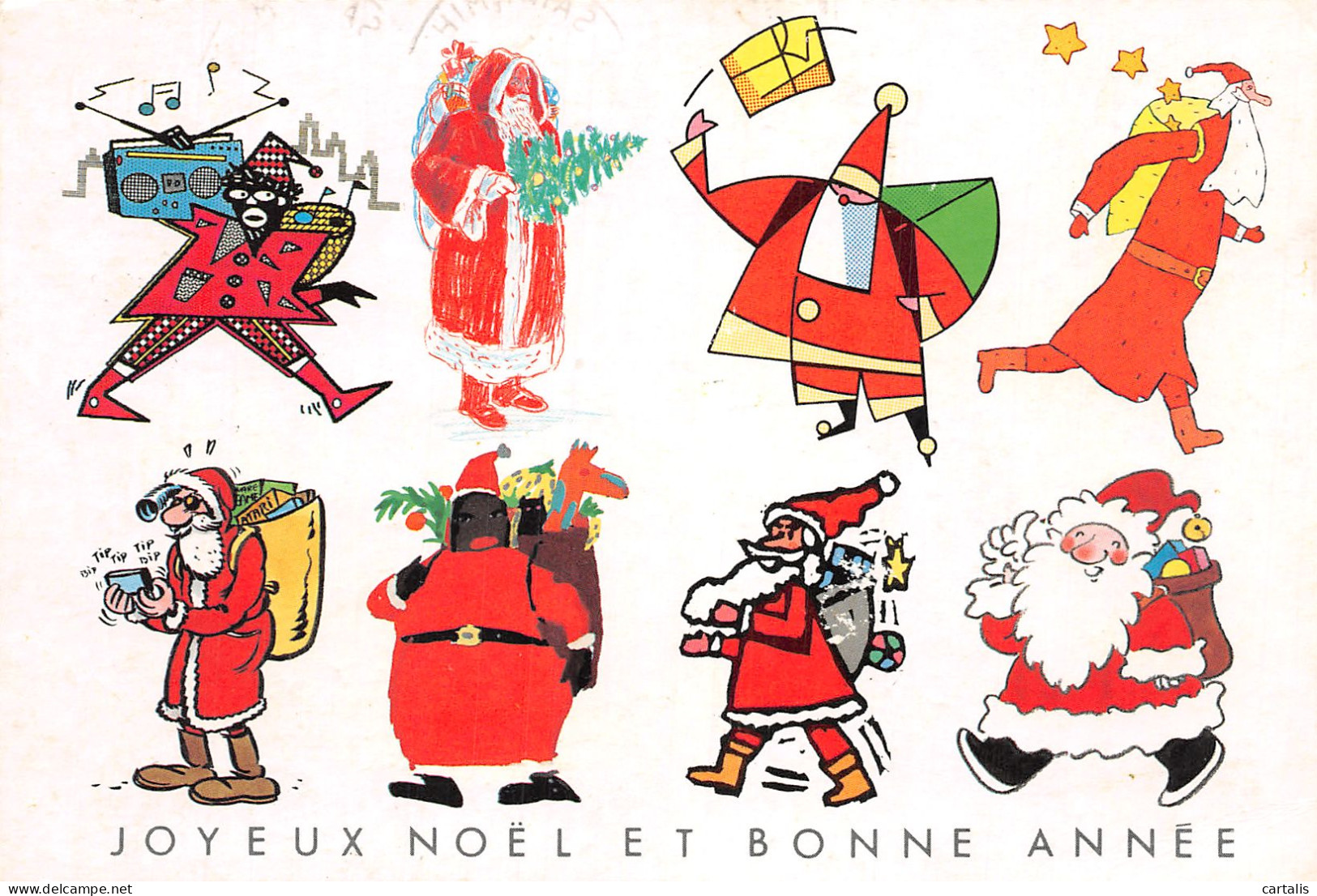 55-JOYEUX NOEL ET BONNE ANNEE-N°4156-D/0059 - Autres & Non Classés