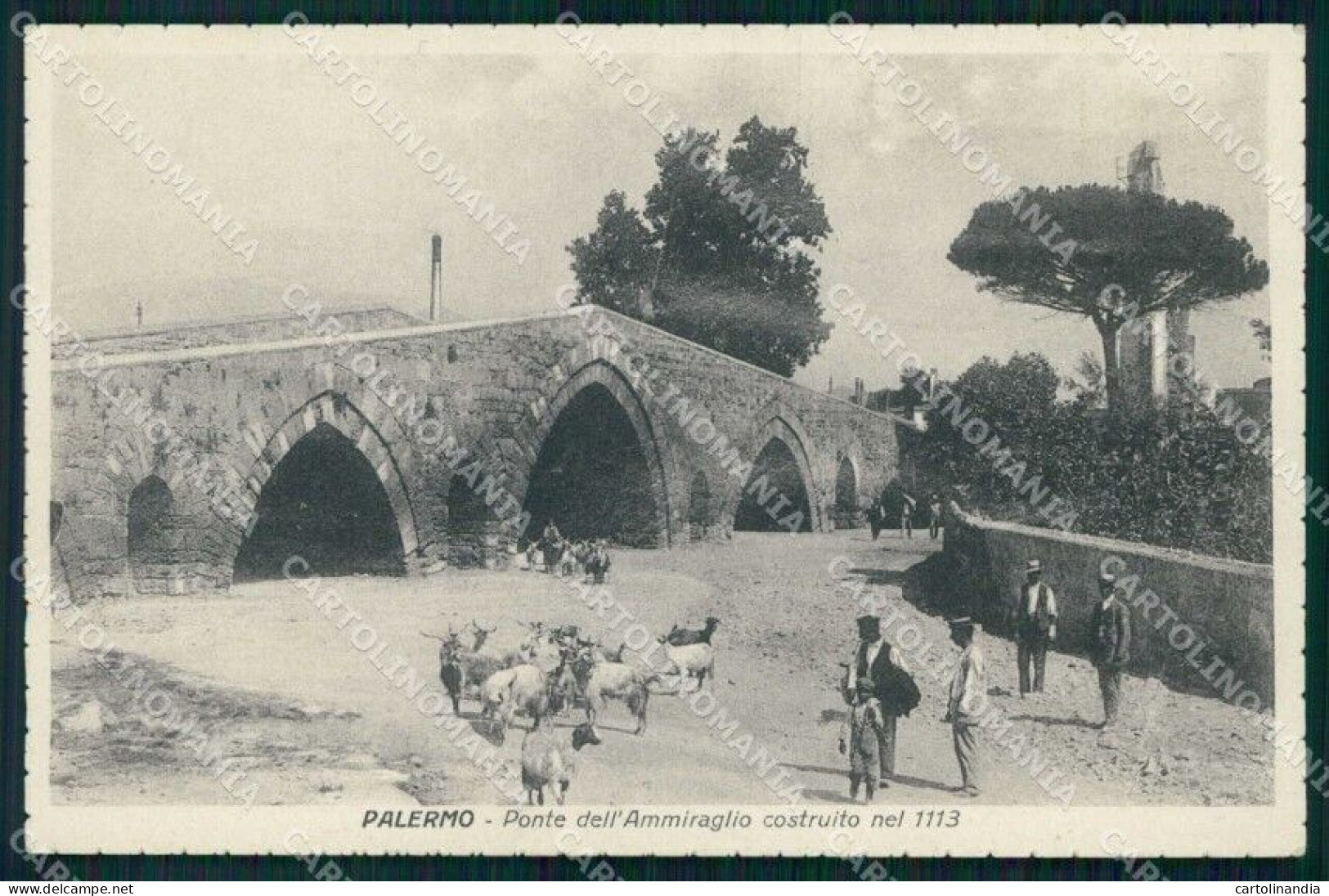 Palermo Città Ponte Dell'Ammiraglio Cartolina RB9636 - Palermo