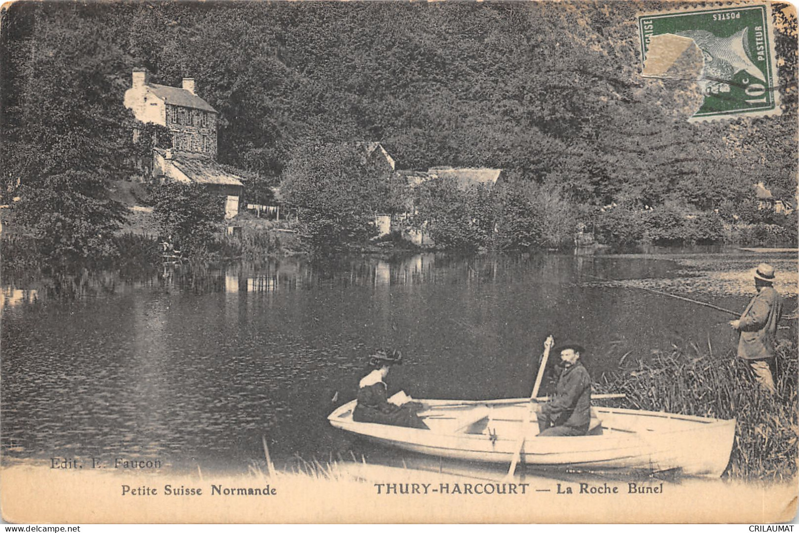 14-THURY HARCOURT-BARQUE SUR L ORNE-LA ROCHE BUNEL-N T6018-F/0191 - Thury Harcourt