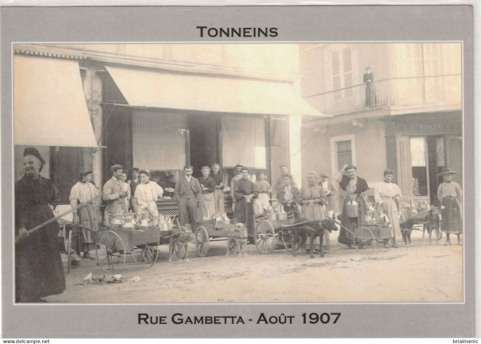 TONNEINS  Rue Gambetta En 1907 ( CPM ) - Tonneins