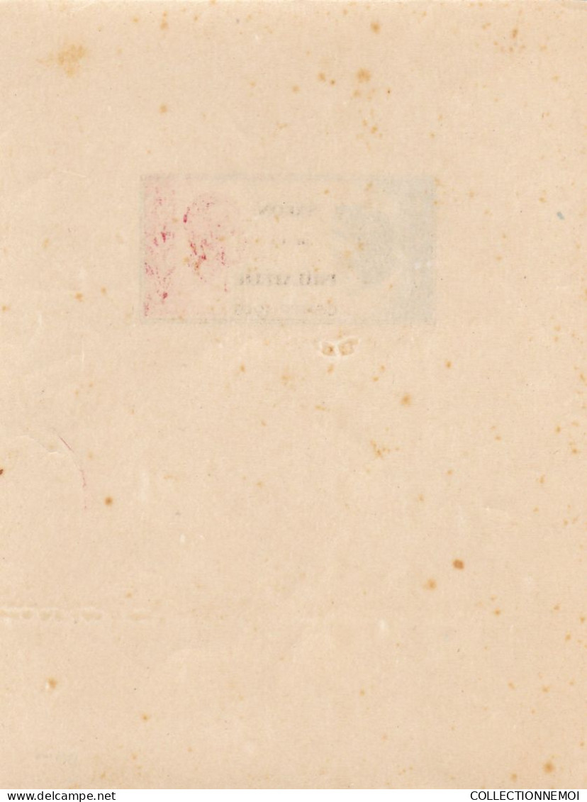 BLOC SALON DE LA PHILATELIE DE 1946 ,,attention ROUILLE - Briefmarkenmessen