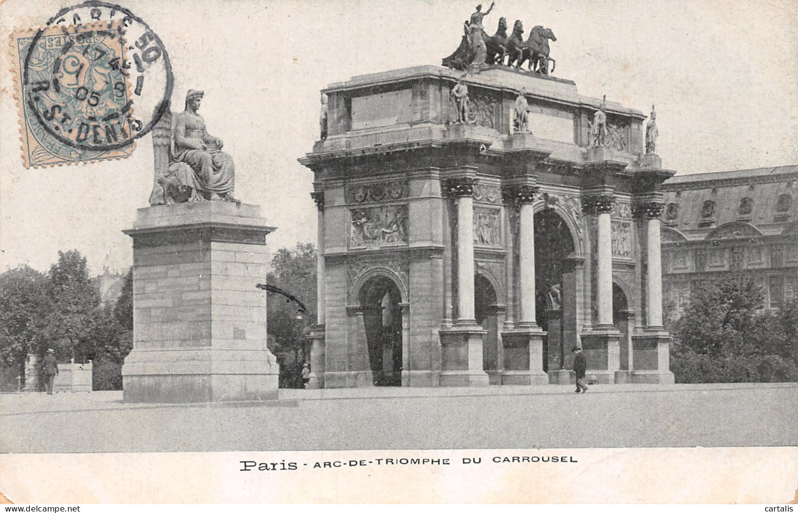 75-PARIS ARC DE TRIOMPHE DU CARROUSEL-N°4156-E/0367 - Arc De Triomphe