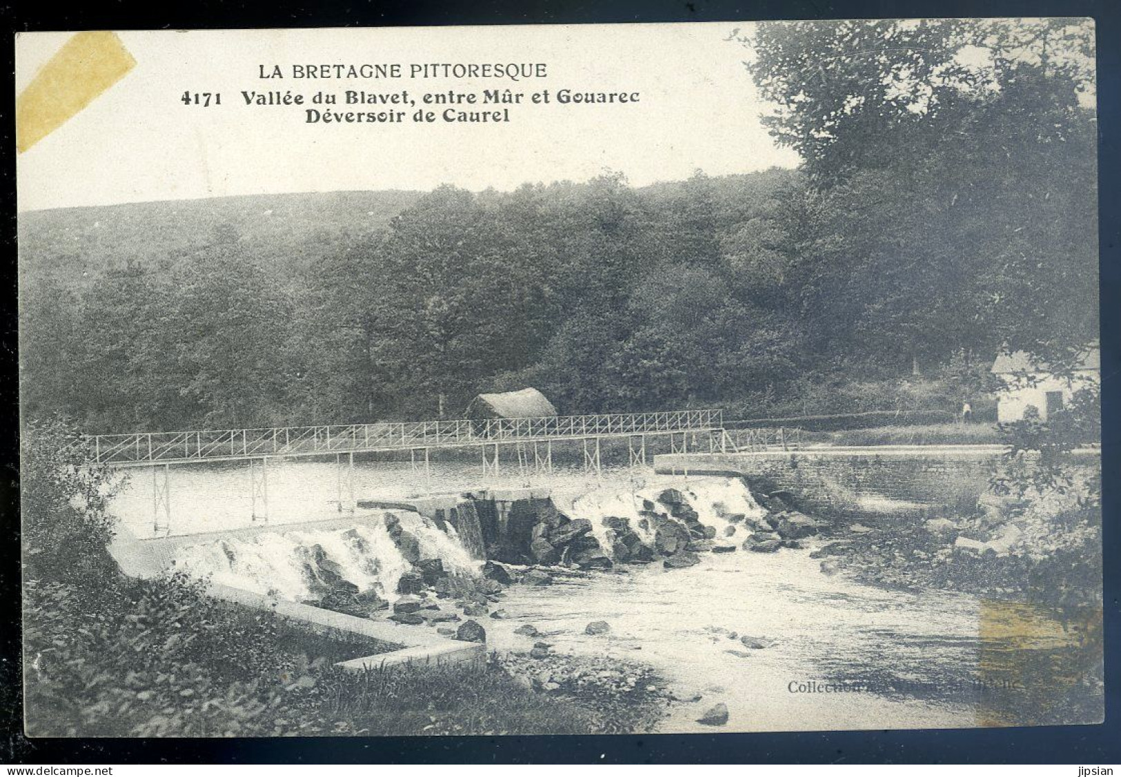 Cpa Du 22 Vallée Du Blavet , Entre Mûr Et Gouarec , Déversoir De Caurel      STEP191 - Gouarec