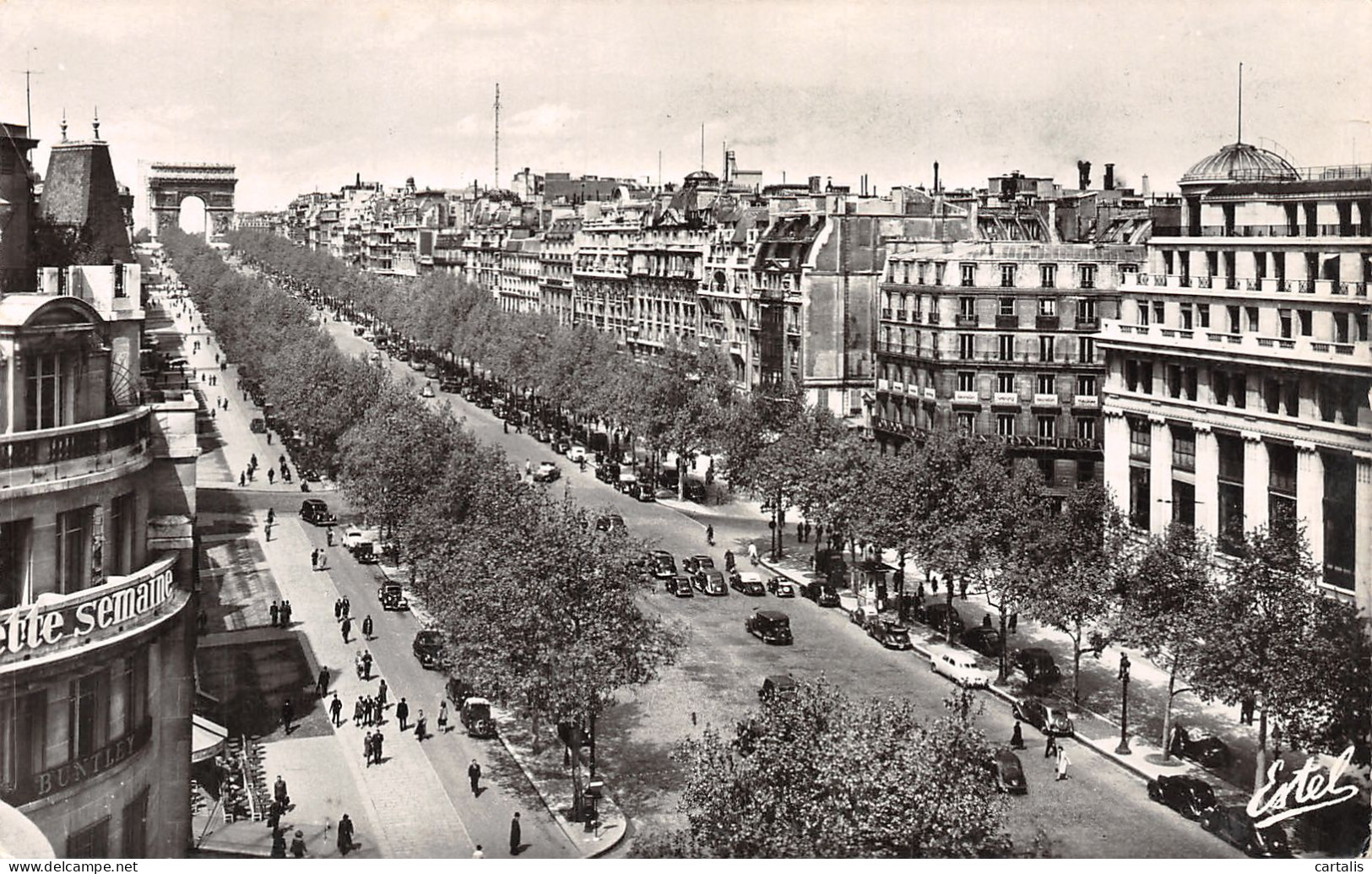 75-PARIS L AVENUE DES CHAMPS ELYSEES-N°4156-E/0191 - Champs-Elysées