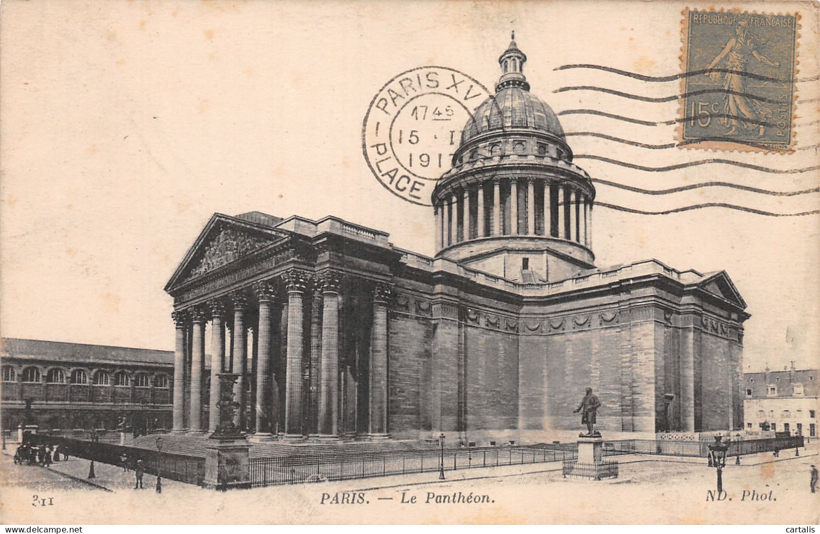 75-PARIS LE PANTHEON-N°4156-E/0035 - Panthéon