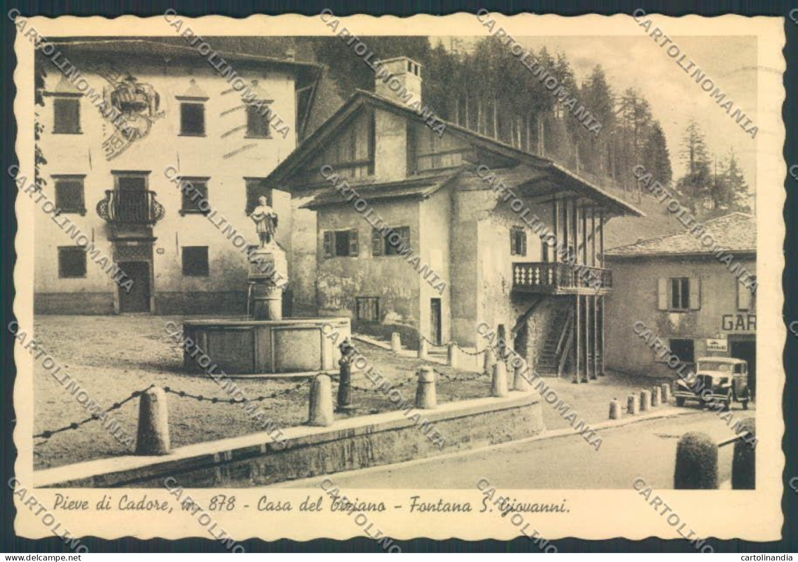 Belluno Pieve Di Cadore FG Cartolina ZF0896 - Belluno