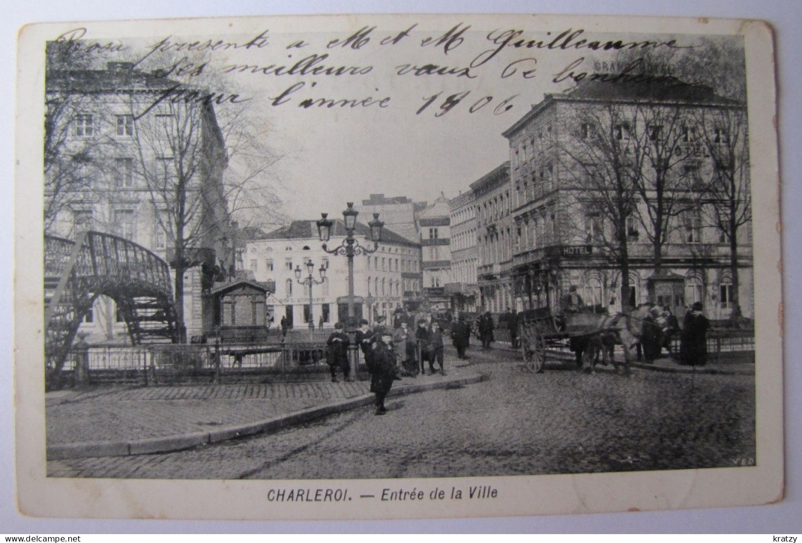 BELGIQUE - HAINAUT - CHARLEROI - Entrée De La Ville - 1906 - Charleroi