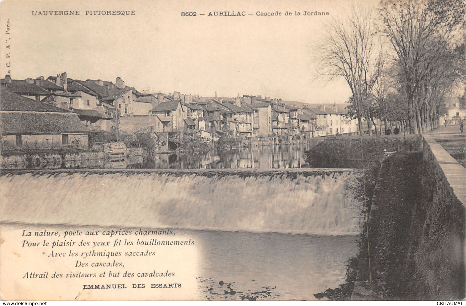 15-AURILLAC-CASCADE DE LA JORDANE-N T6019-B/0165 - Aurillac