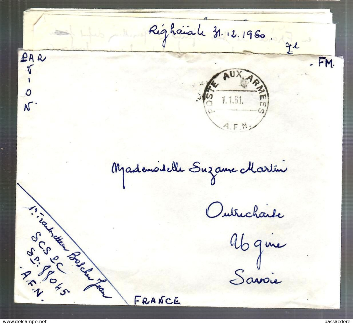 79620 -   8  Courriers De REGHAIA - Guerre D'Algérie