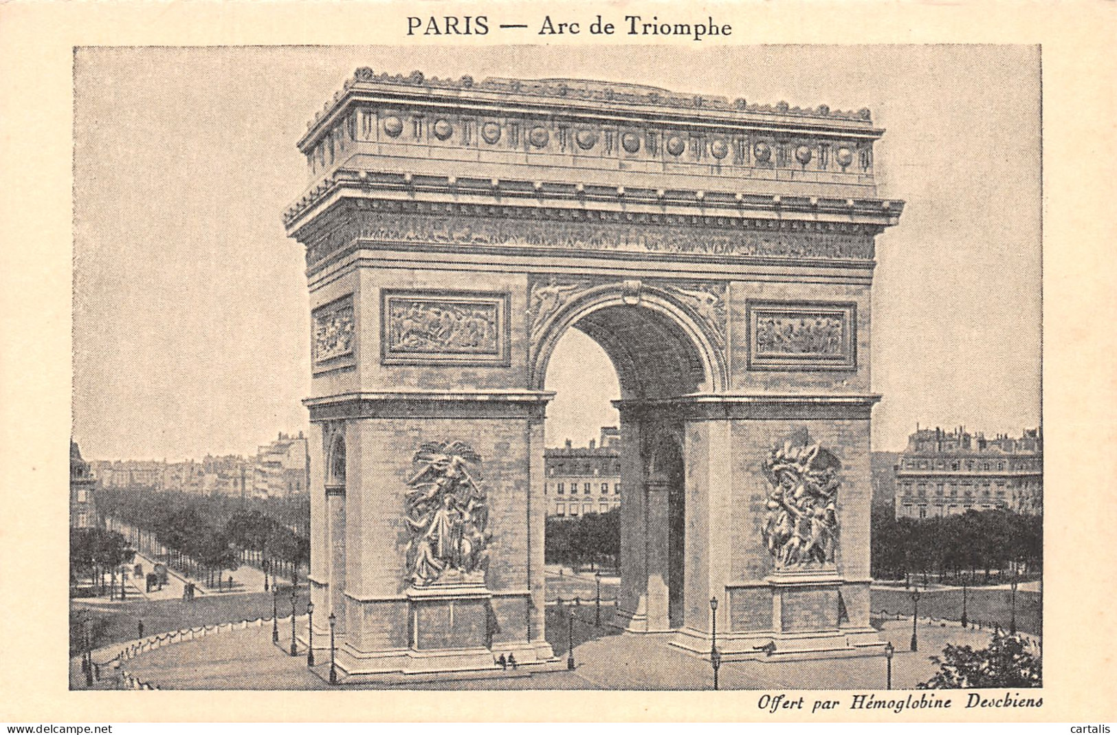 75-PARIS ARC DE TRIOMPHE-N°4157-E/0277 - Arc De Triomphe