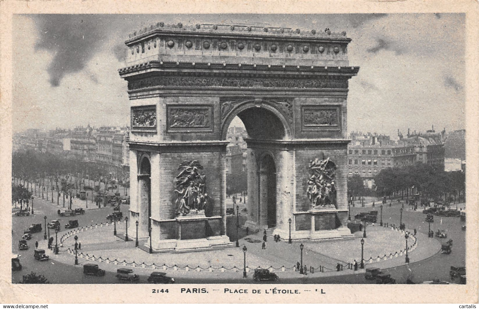 75-PARIS PLACE DE L ETOILE-N°4157-E/0097 - Arc De Triomphe