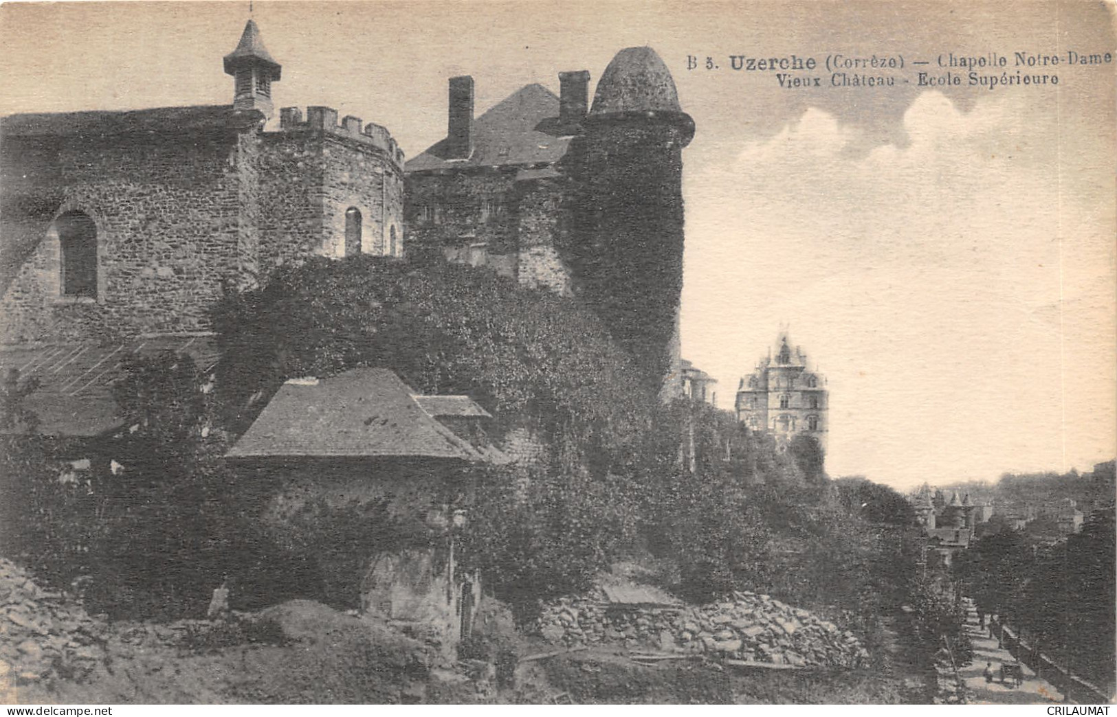 19-UZERCHE -CHAPELLE NOTRE DAME-VIEUX CHÂTEAU-N T6019-E/0181 - Uzerche