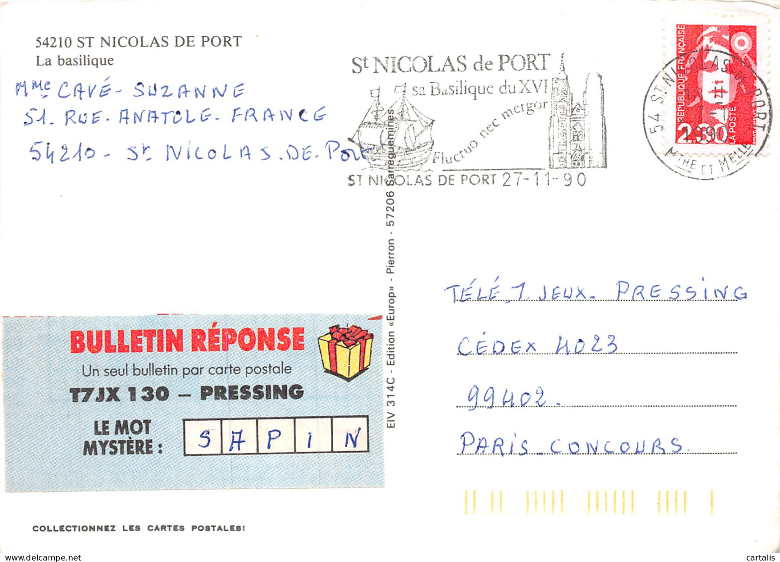 54-SAINT NICOLAS DE PORT-N°4158-D/0209 - Saint Nicolas De Port