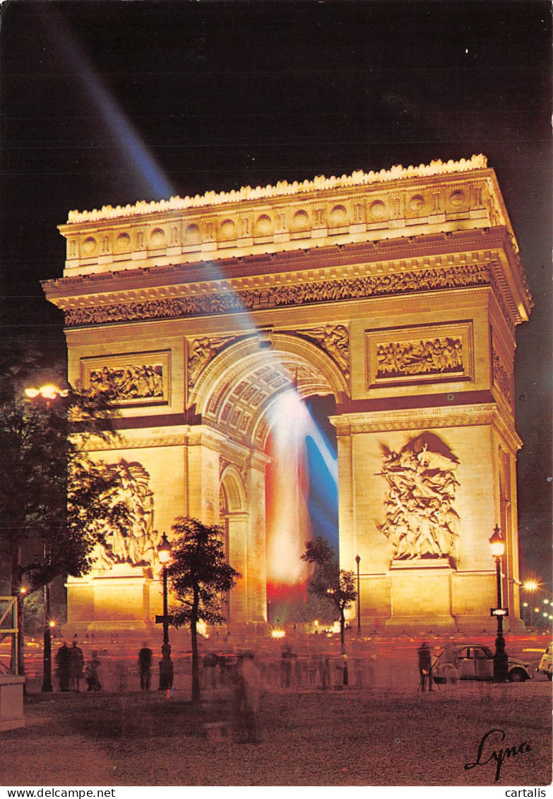 75-PARIS L ARC DE TRIOMPHE -N°4158-D/0059 - Arc De Triomphe