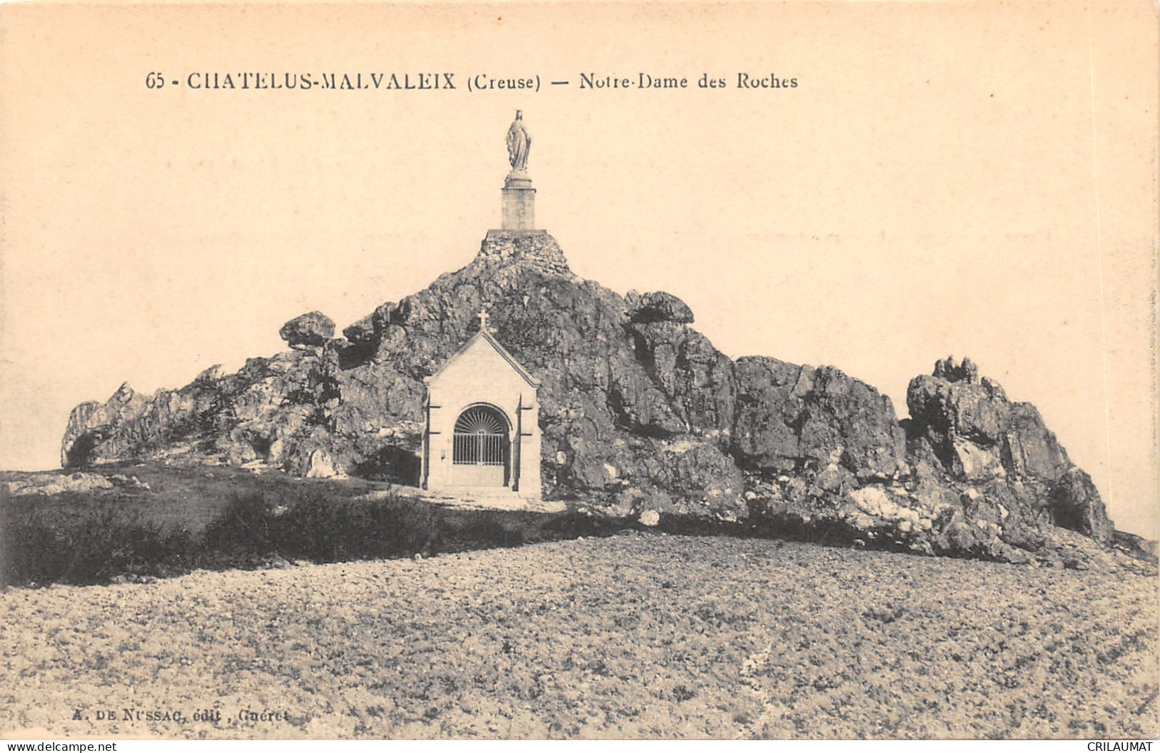 23-CHATELUS MALVALEIX-NOTRE DAME DES ROCHES-N T6020-A/0295 - Chatelus Malvaleix