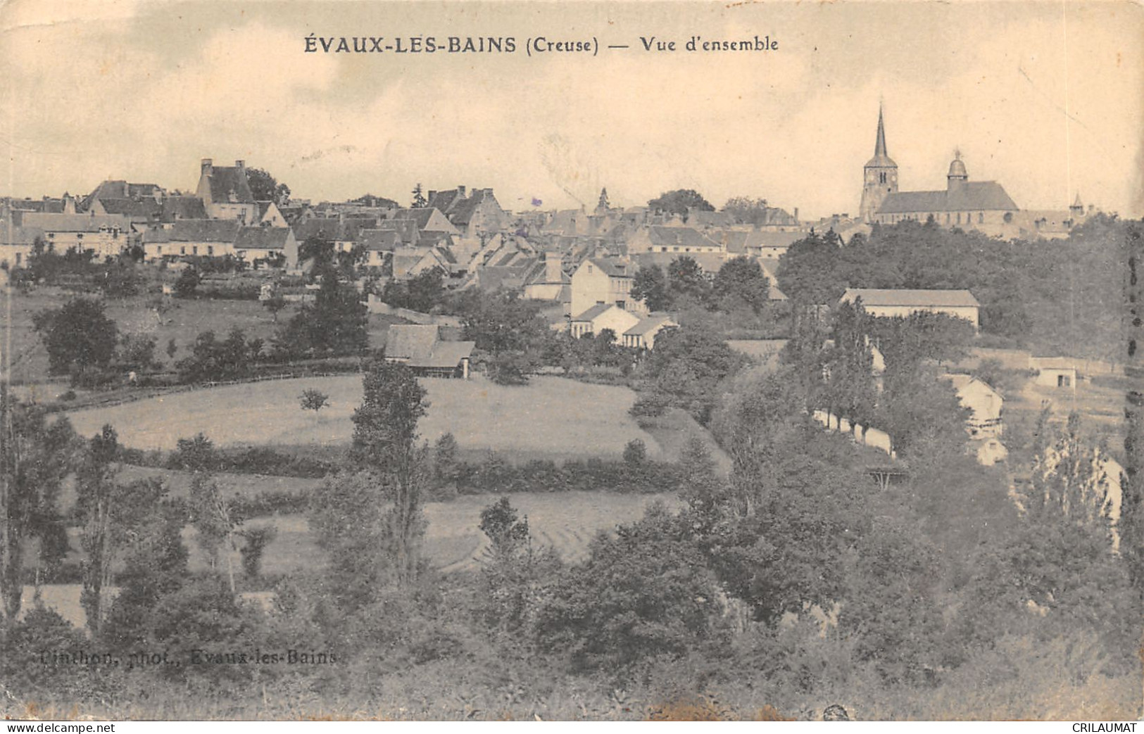 23-EVAUX LES BAINS-VUE GENERALE-N T6020-A/0173 - Evaux Les Bains