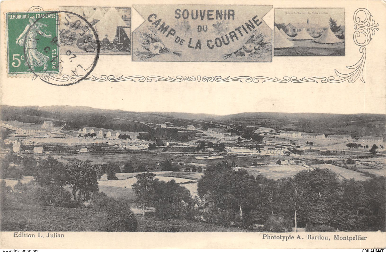 23-LA COURTINE-LE CAMP DE LA COURTINE-N T6019-H/0355 - La Courtine