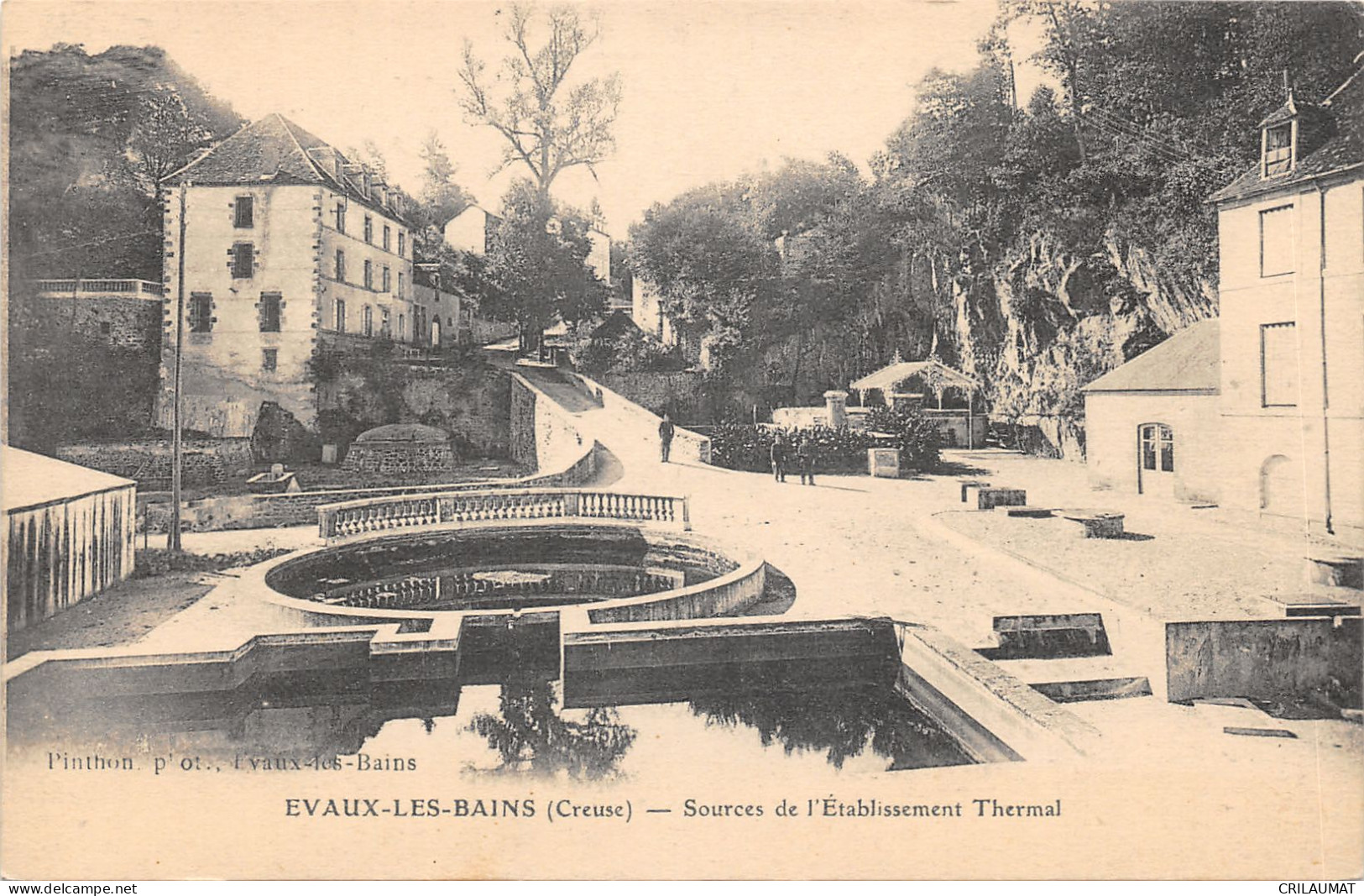 23-EVAUX LES BAINS-SOURCES DE L ETABLISSEMENT THERMAL-N T6019-H/0289 - Evaux Les Bains